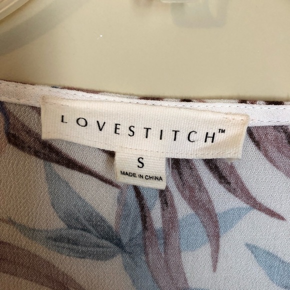 Love Stitch Zandria style front tie top size small - Picture 4 of 8